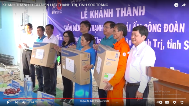 Khánh thành thôn Điện lực Thạnh Trị, tỉnh Sóc Trăng