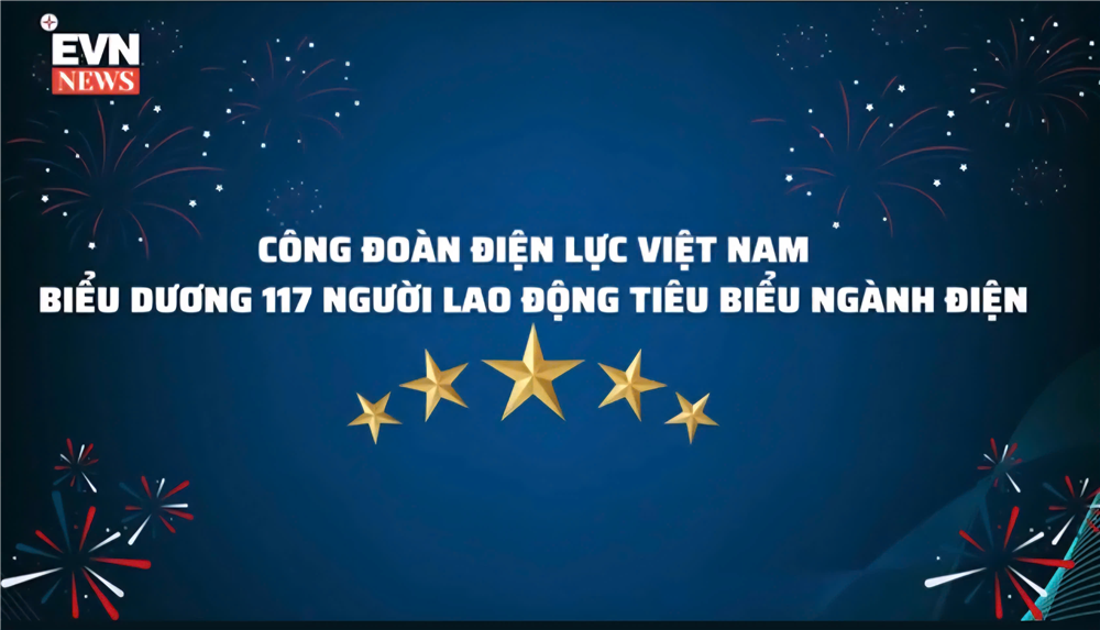 Công đoàn Điện lực Việt Nam biểu dương 117 người lao động tiêu biểu ngành điện