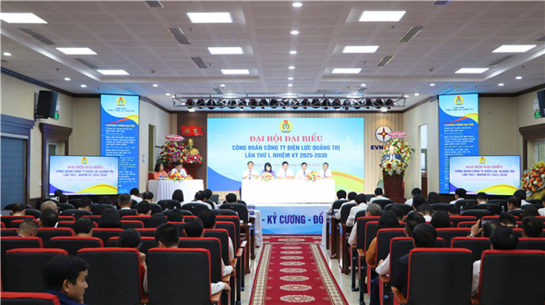 Công đoàn Công ty Điện lực Quảng Trị tổ chức Đại hội lần thứ I, nhiệm kỳ 2025–2030